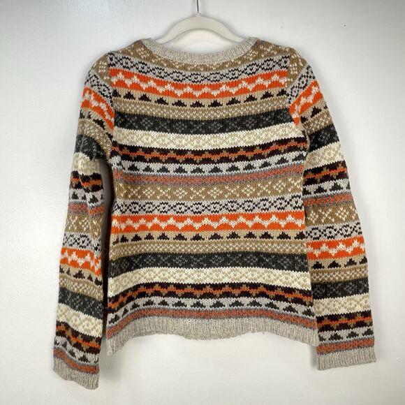Benetton Fair Isle Wool Sweater VTG - Picture 4 of 4